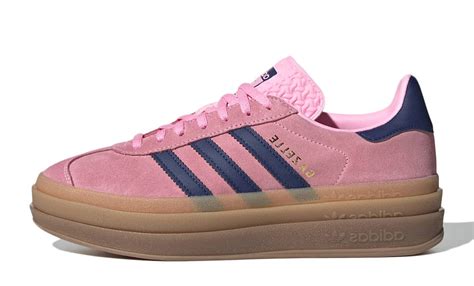 adidas gazelle bold pink blue.